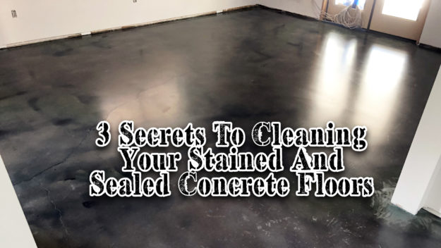 Stained Concrete Floor Cleaner